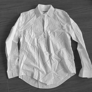 DKNY White Button Up Dress Shirt